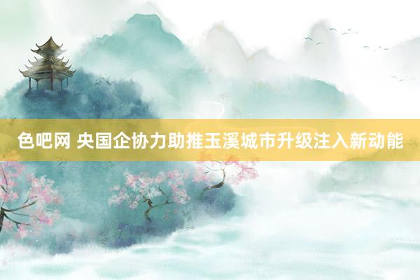色吧网 央国企协力助推玉溪城市升级注入新动能