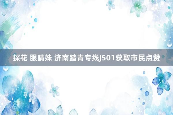 探花 眼睛妹 济南踏青专线J501获取市民点赞